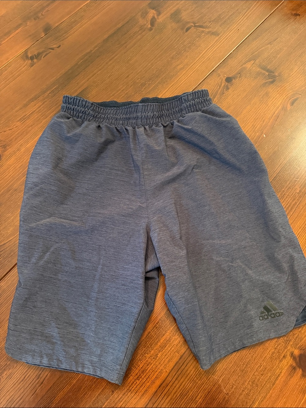 adidas Men's Heather Navy Athletic Shorts